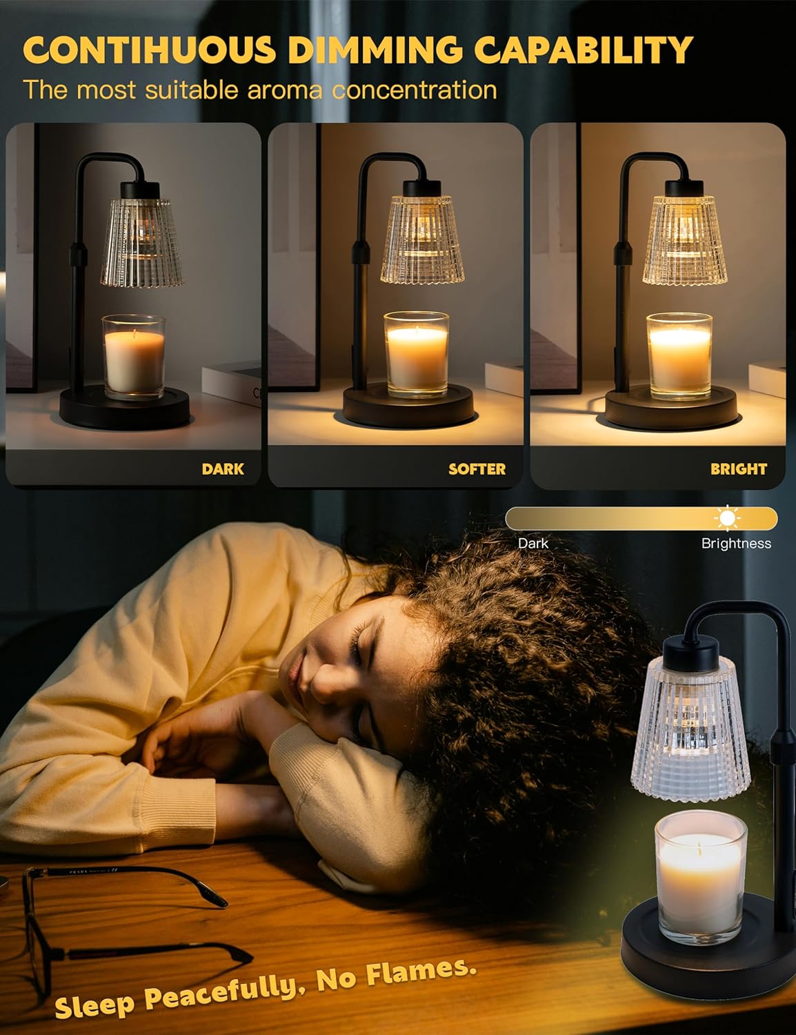 Dimmable Candle Lamp Warmer