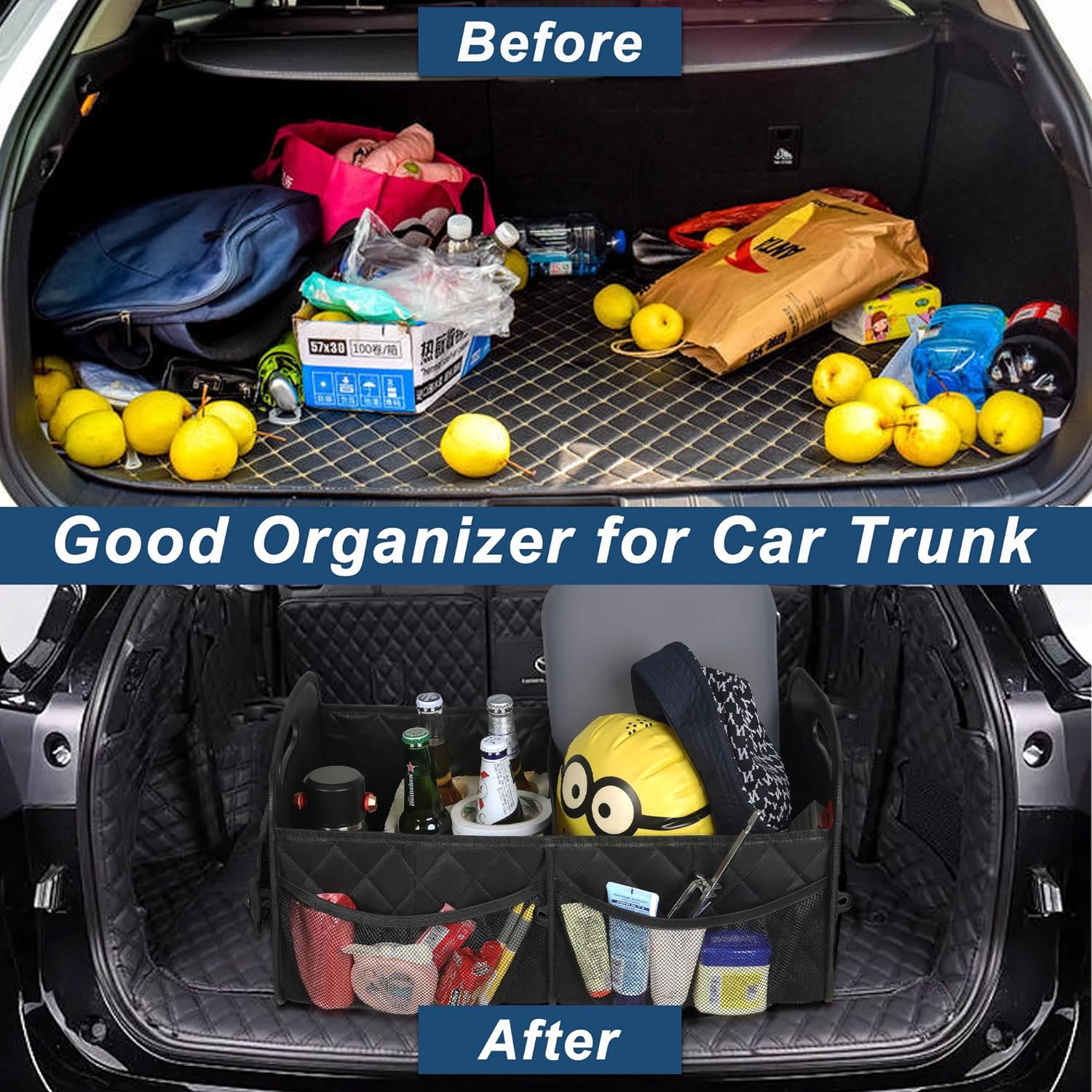 Car Trunk Storage Organizer