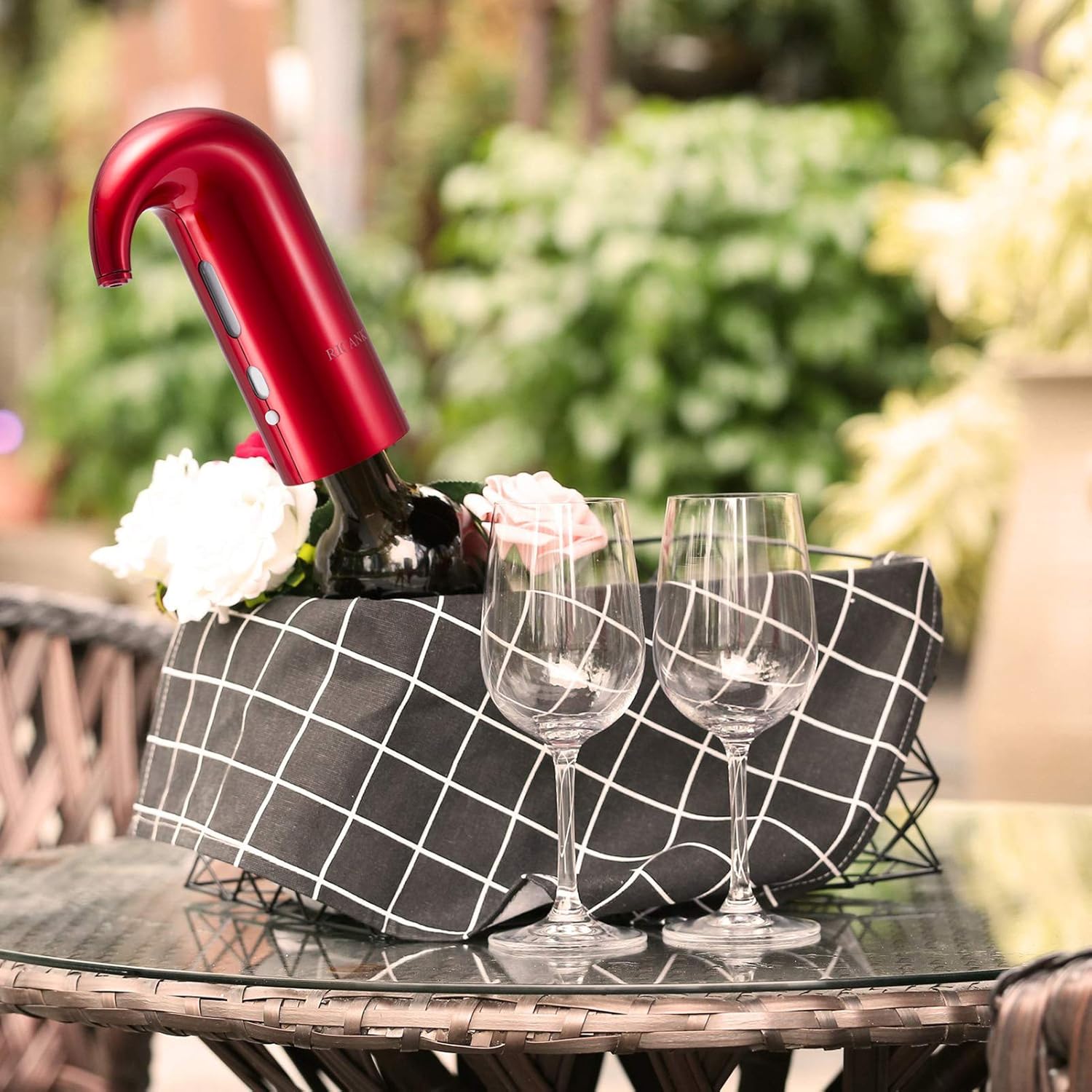 Electric Wine Aerator Pourer Dispenser