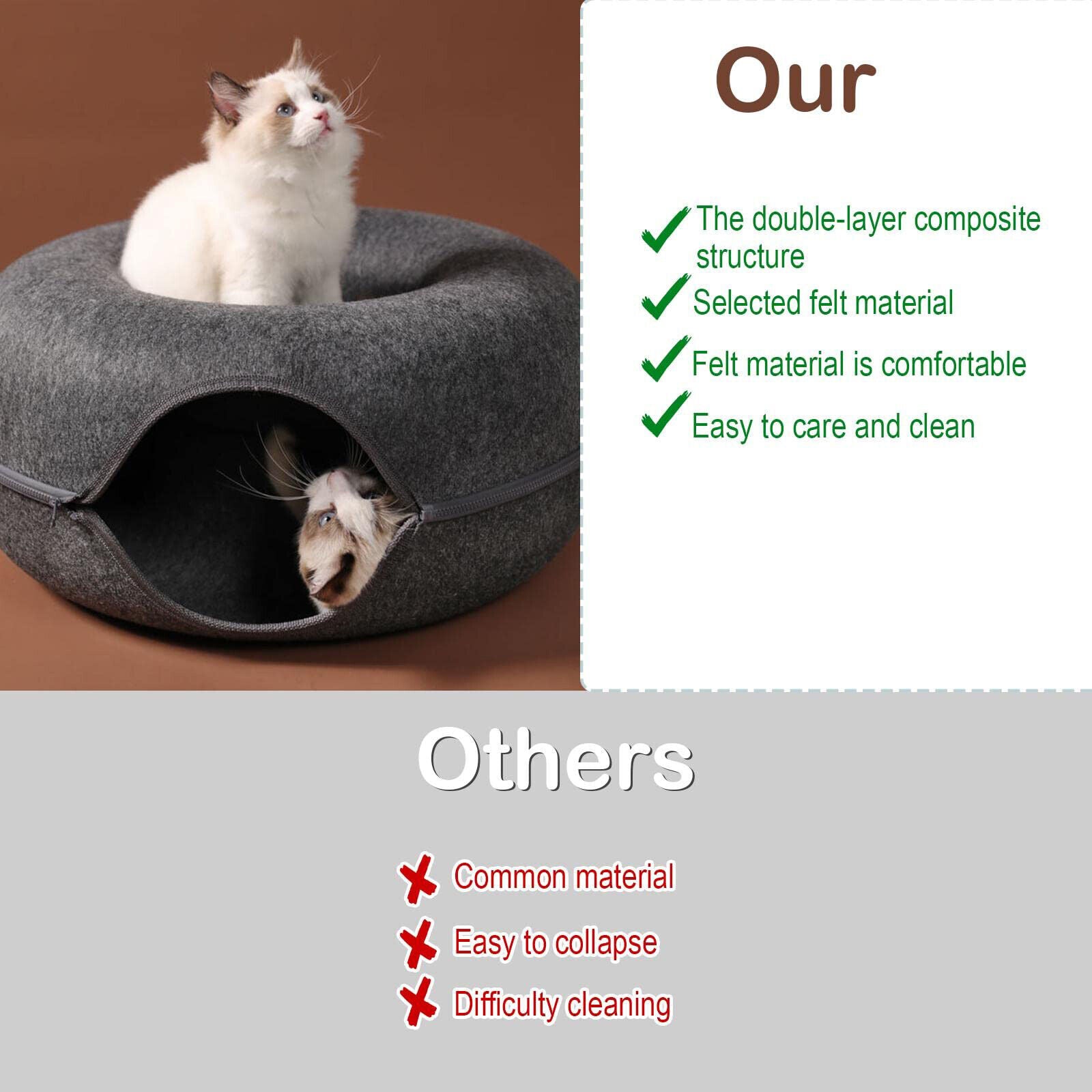 Tunnel Interactive Cat Bed – Vernier Store