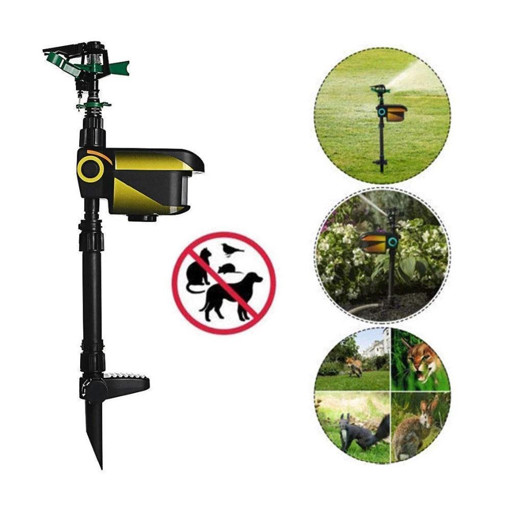 Motion Activated Sprinkler for Deer Solar Powered - Get Rid Of Deer