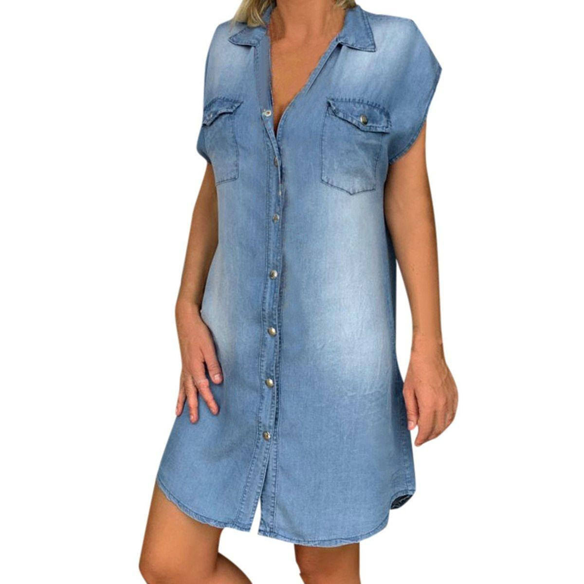 Denim Straight Dress