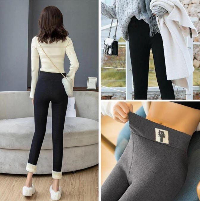 Women's fleece winter leggings