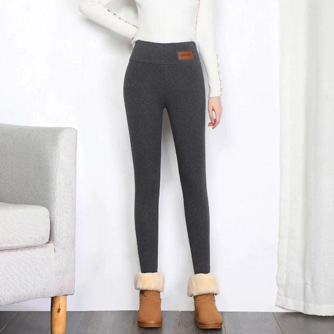 Women's fleece winter leggings