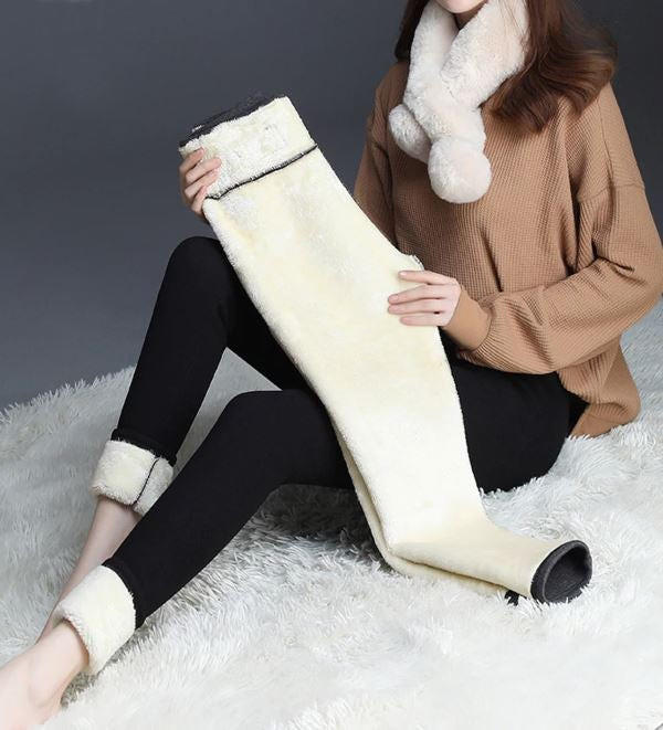 Women's fleece winter leggings