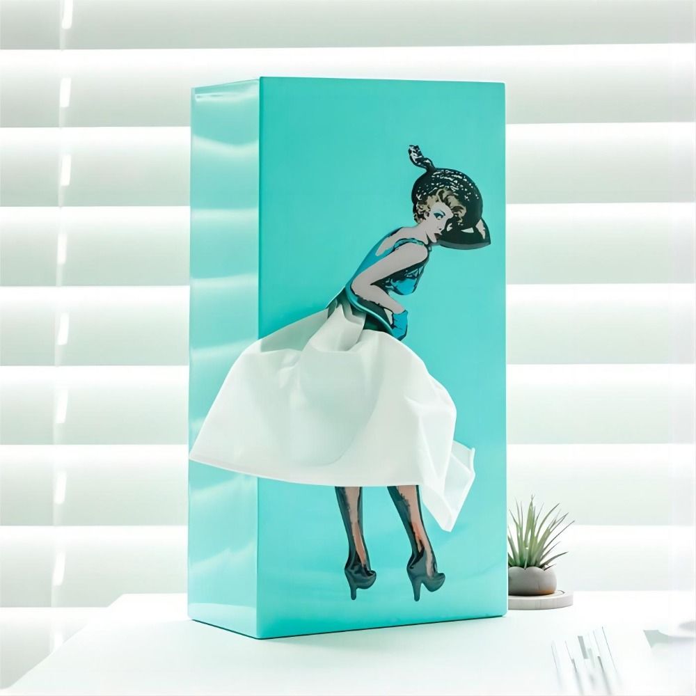 Flying Skirt Tissue Box