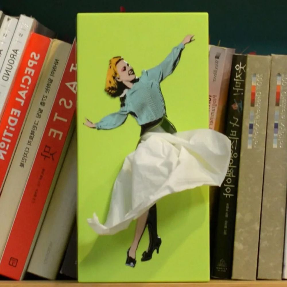 Flying Skirt Tissue Box