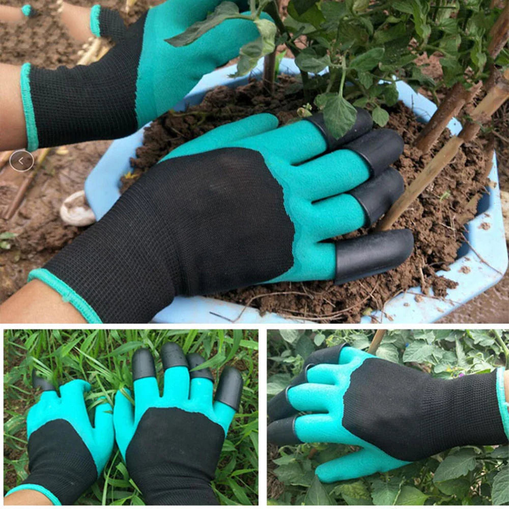 Genius gardening gloves with claws