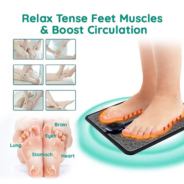 EMS Acupoints Massage Foot Mat