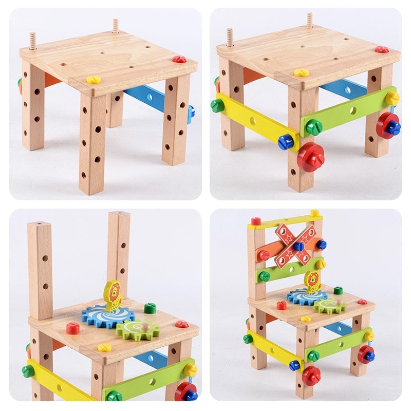 Educational Montessori Wooden Toys For Preschool Children