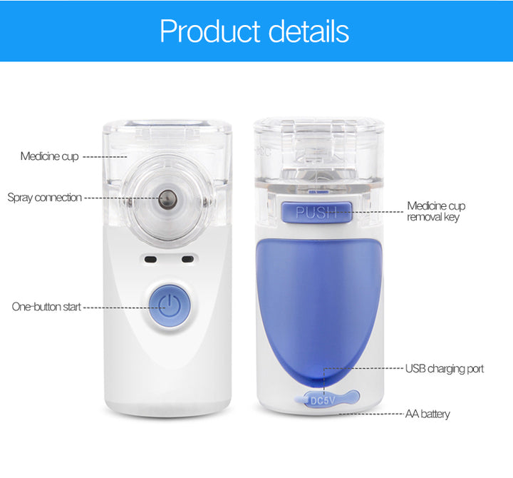 Portable Mesh Nebulizer Adult & Kids