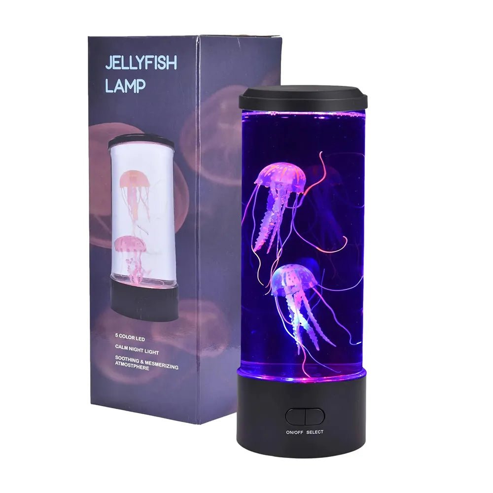 LED jellyfish aquarium table night light