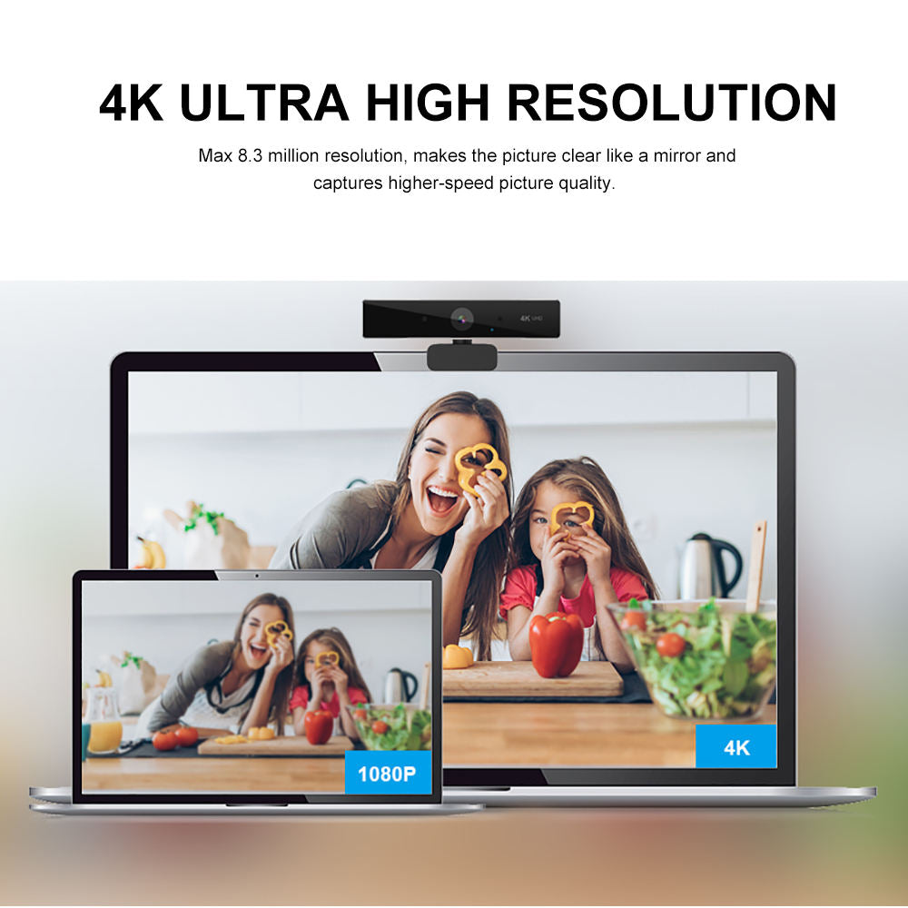 4k Ultra High Resolution Webcam