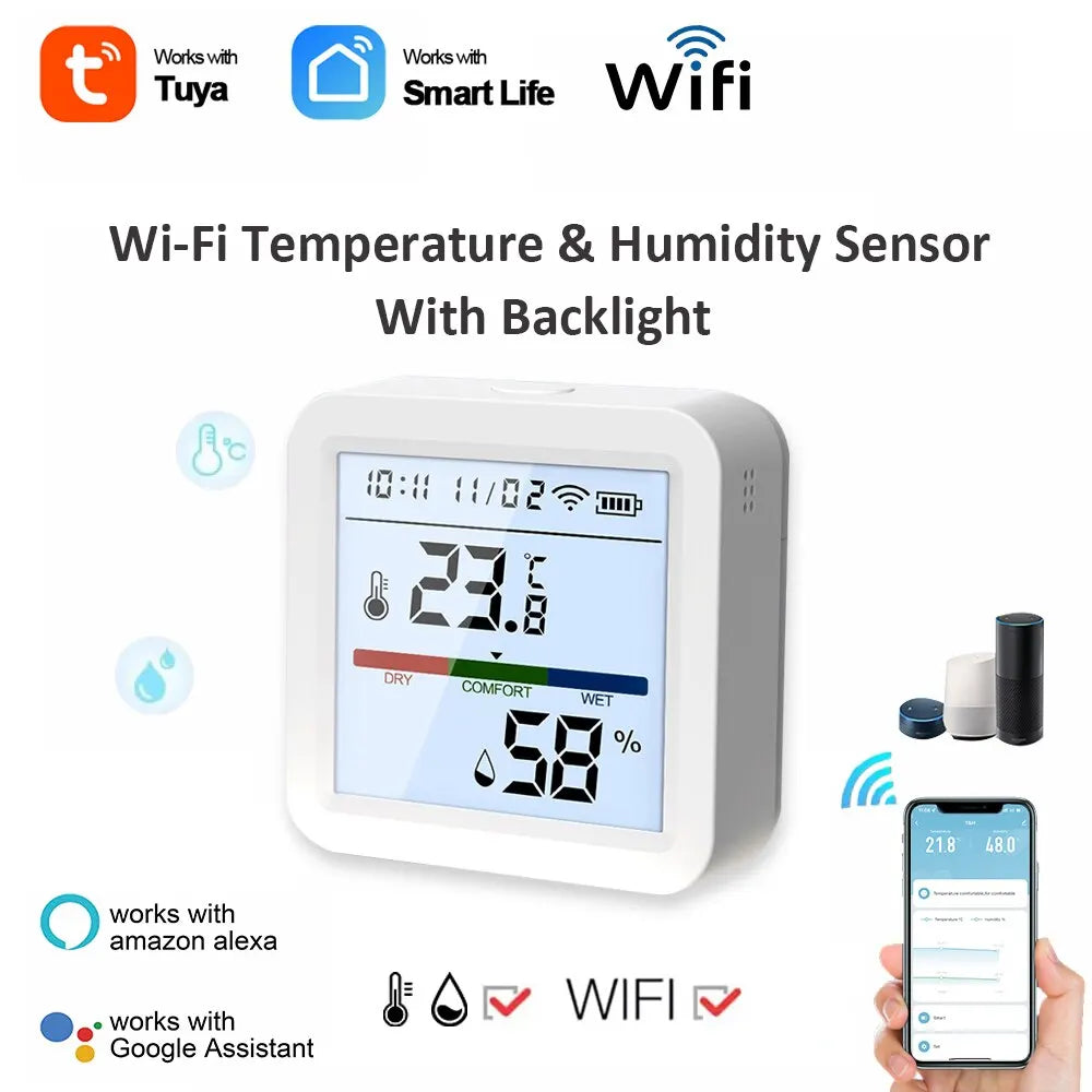 Wifi-Enabled Temperature And Humidity Sensor