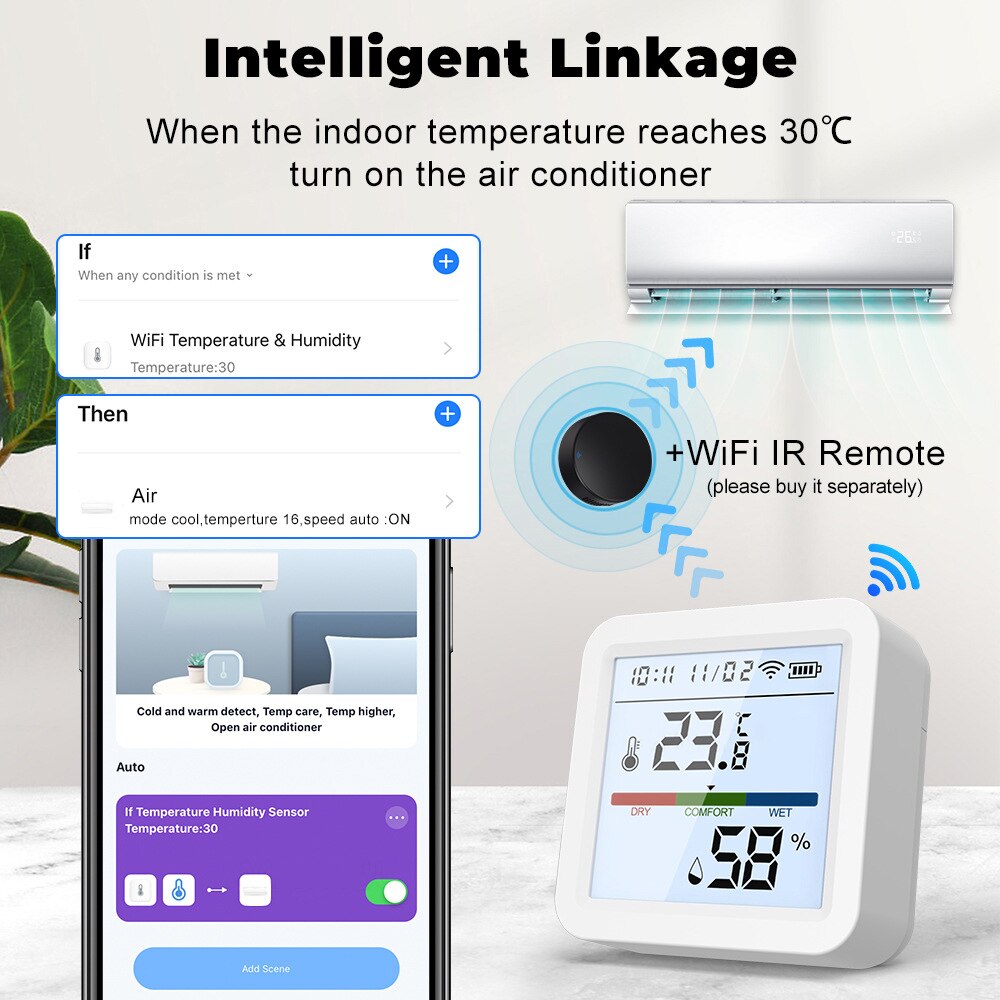 Wifi-Enabled Temperature And Humidity Sensor