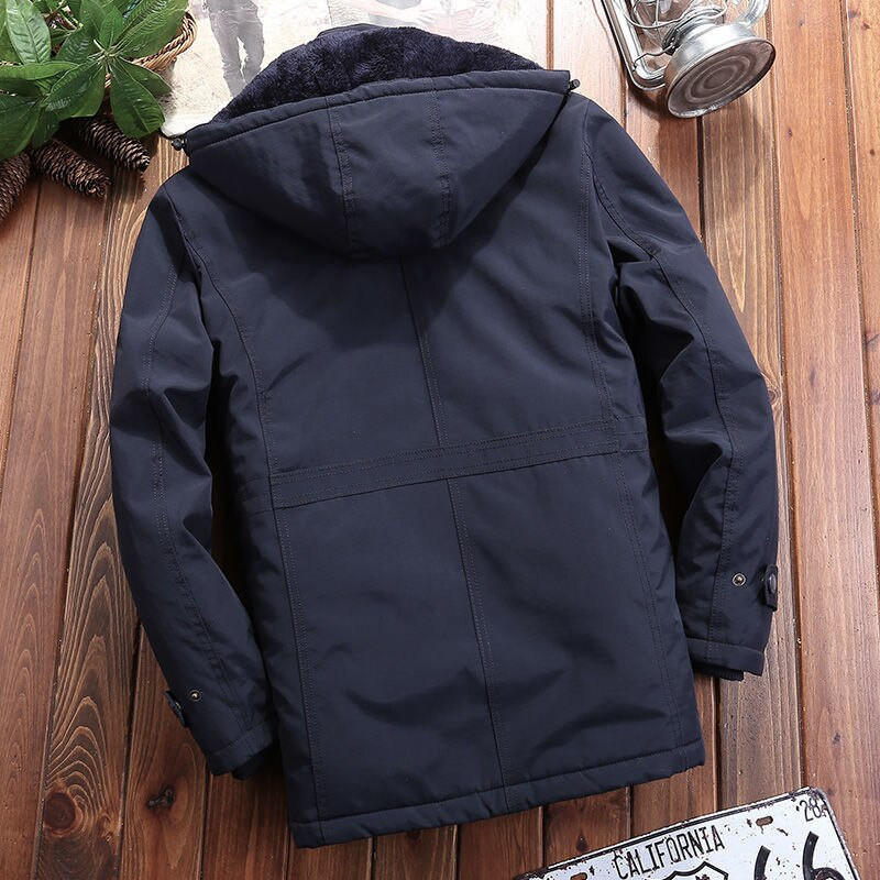 Multi-pocket padded fleece jacket