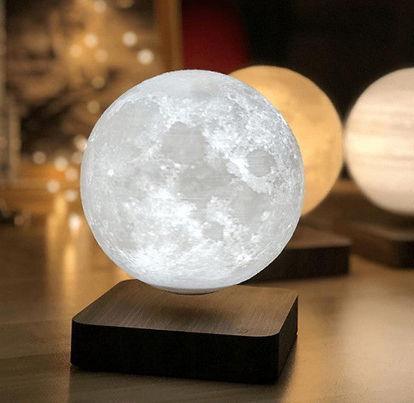 Magnetically Levitated Lunar Lamp