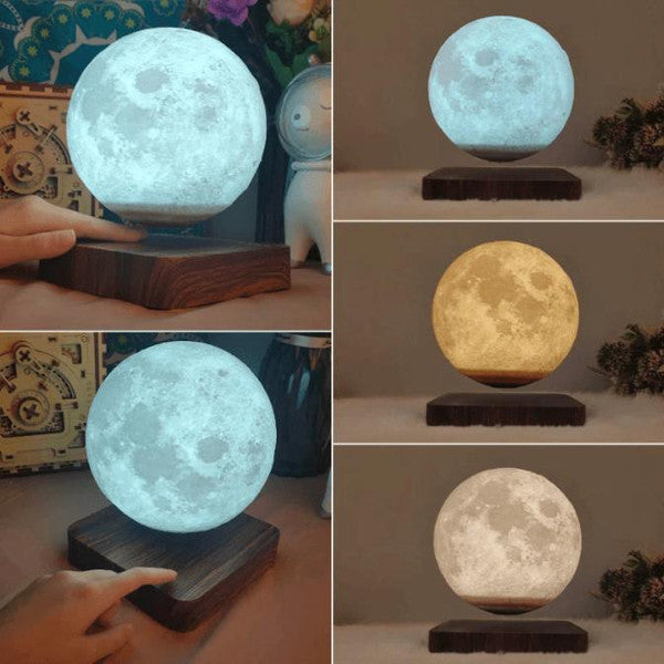 Magnetically Levitated Lunar Lamp