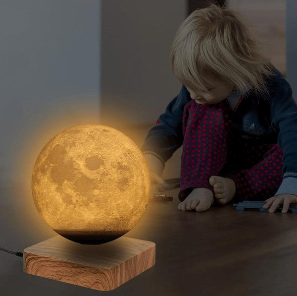 Magnetically Levitated Lunar Lamp