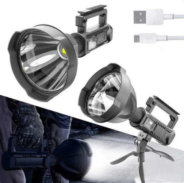 High-Brightness Rechargeable LED Flashlight