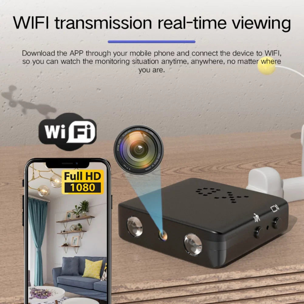 Micro HD Video Camera with WiFi and Audio