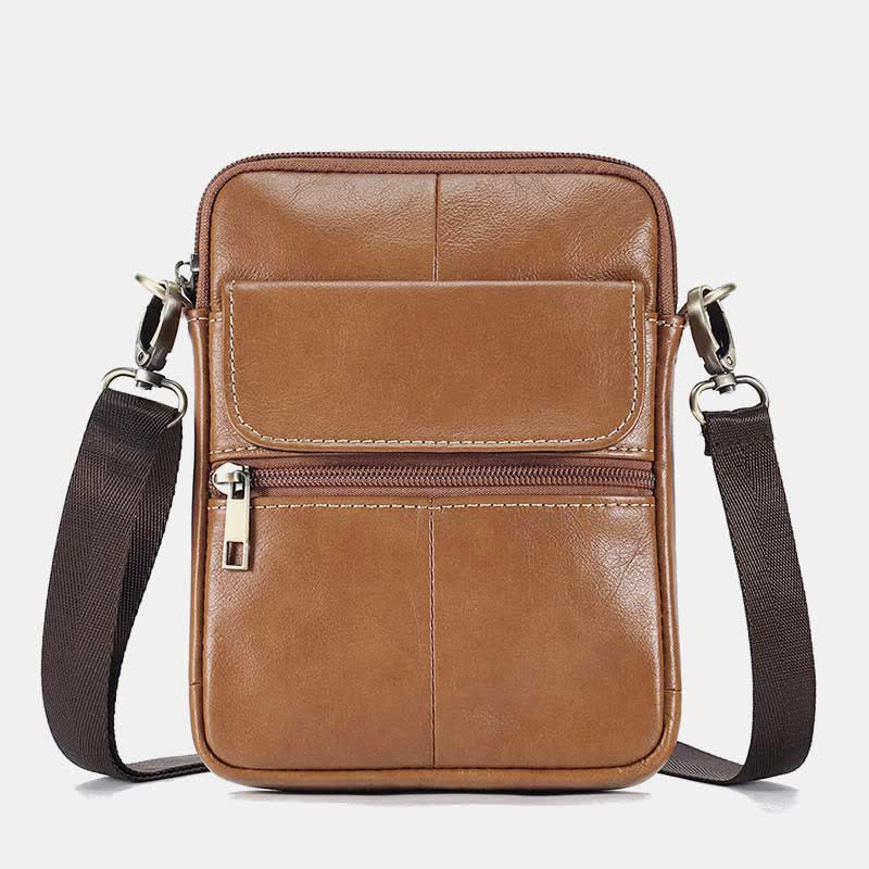 Small Shoulder Bag Made Of Leather For Men