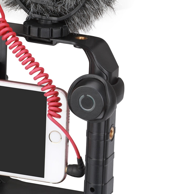 Smartphone Video Rig Stabilizer With Light