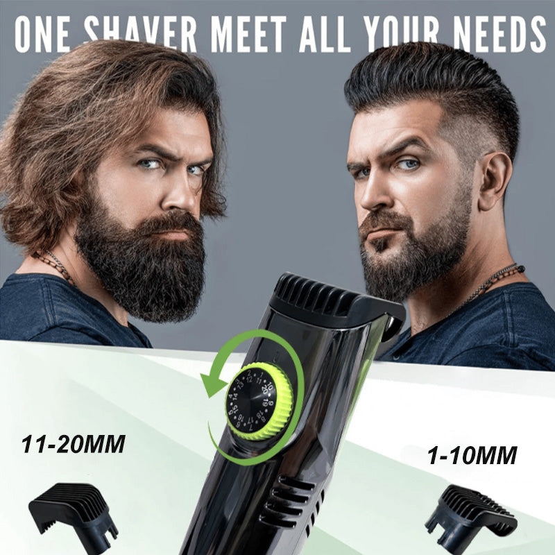 Waterproof Vacuum Beard Trimmer