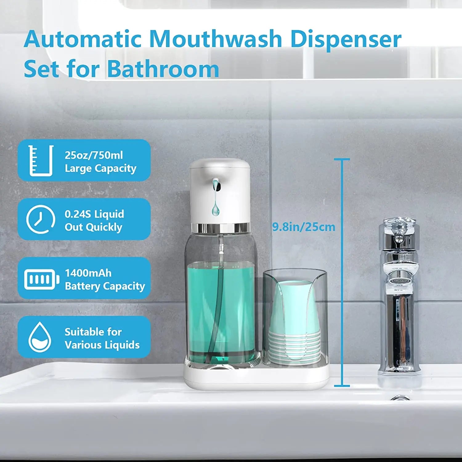 Automatic Mouthwash Dispenser