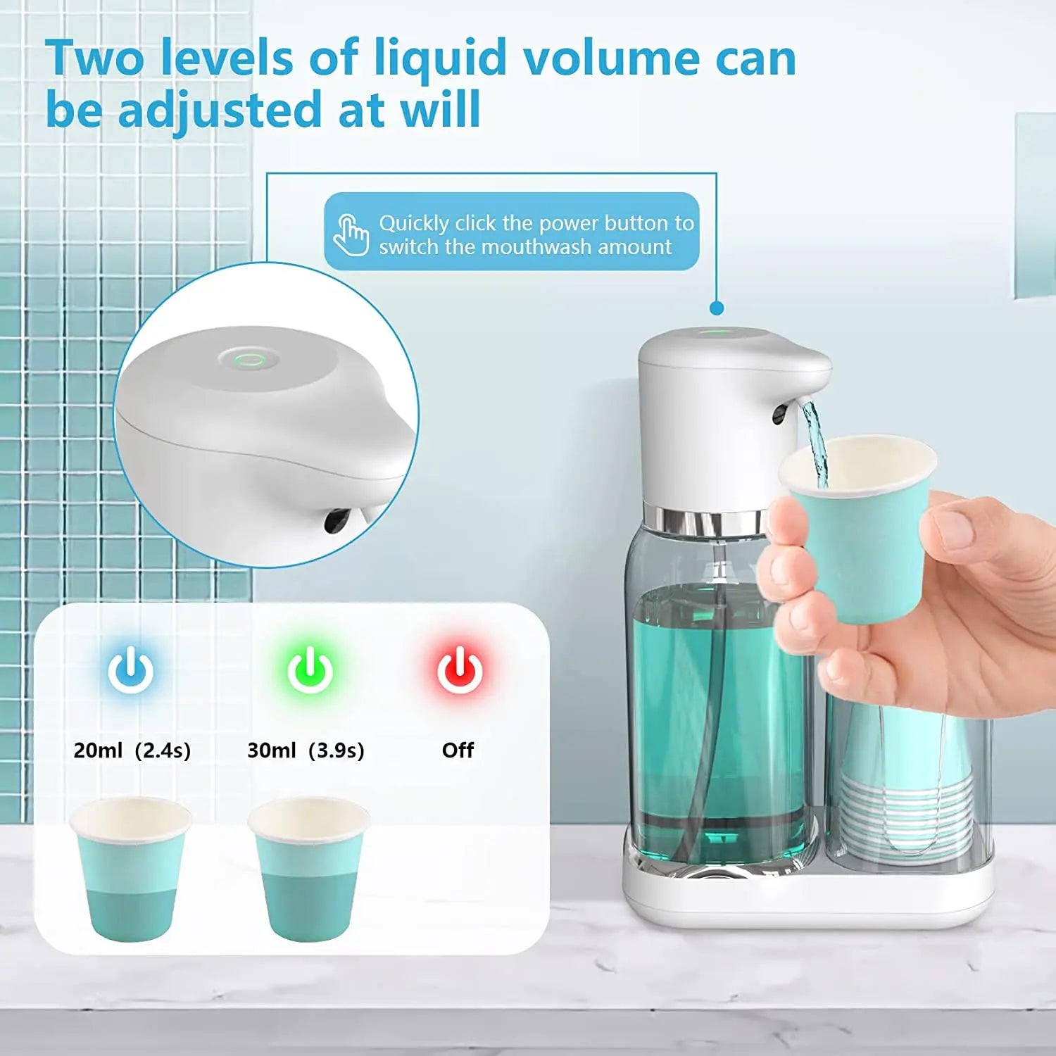 Automatic Mouthwash Dispenser