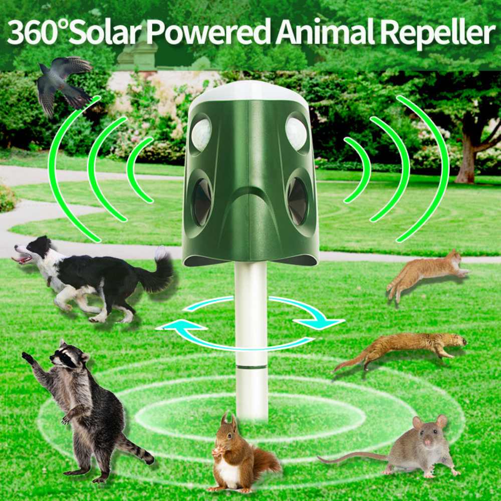 360° Animal Repellent Deterrent 3 in 1