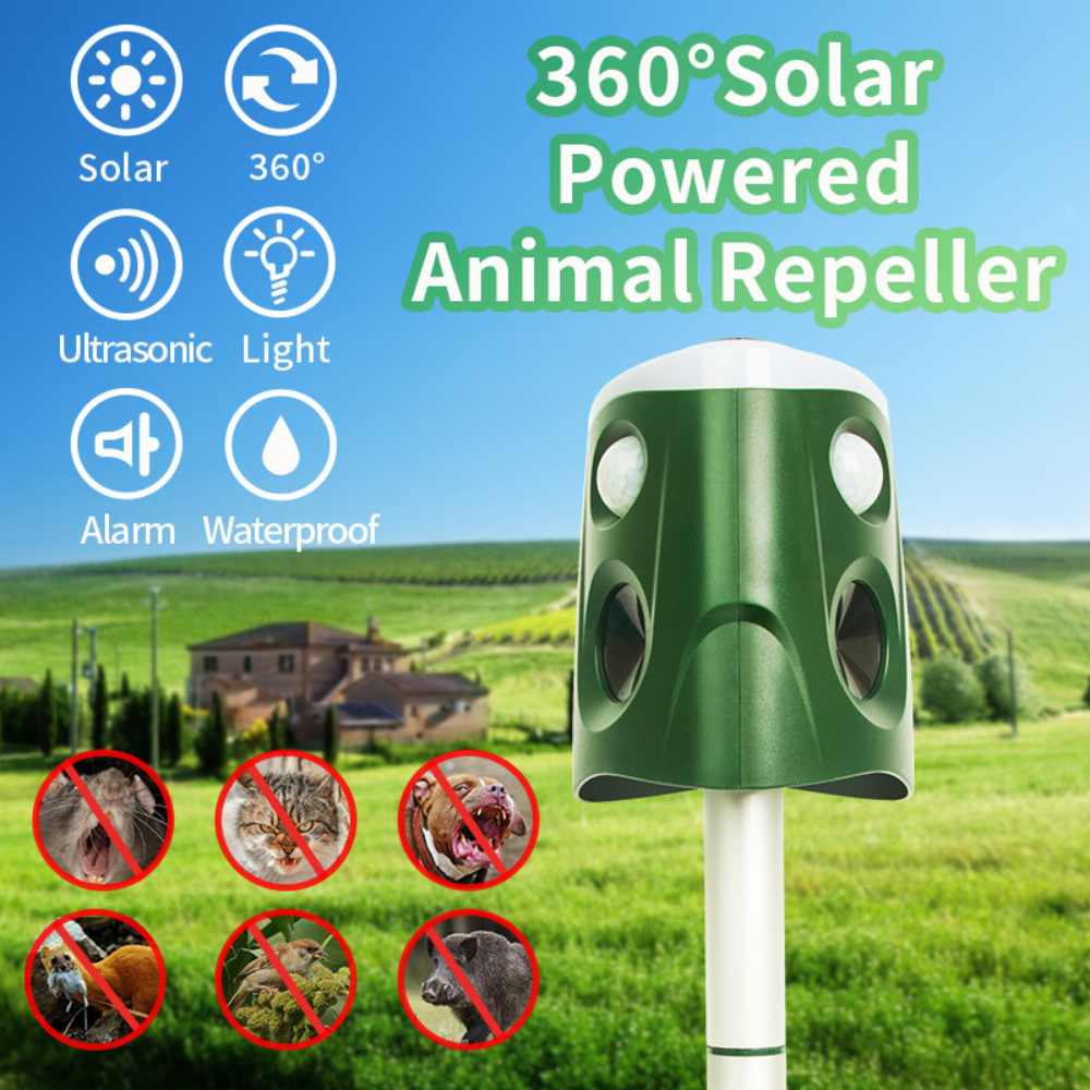 360° Animal Repellent Deterrent 3 in 1