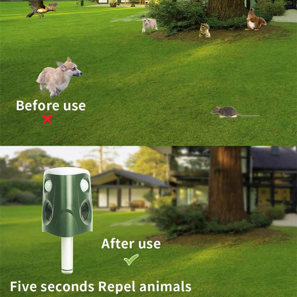 360° Animal Repellent Deterrent 3 in 1