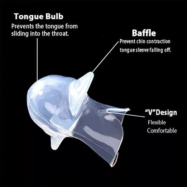 Comfortable Tongue Stabilizer for Snoring Relief – Reusable Anti-Snoring Mouthpiece