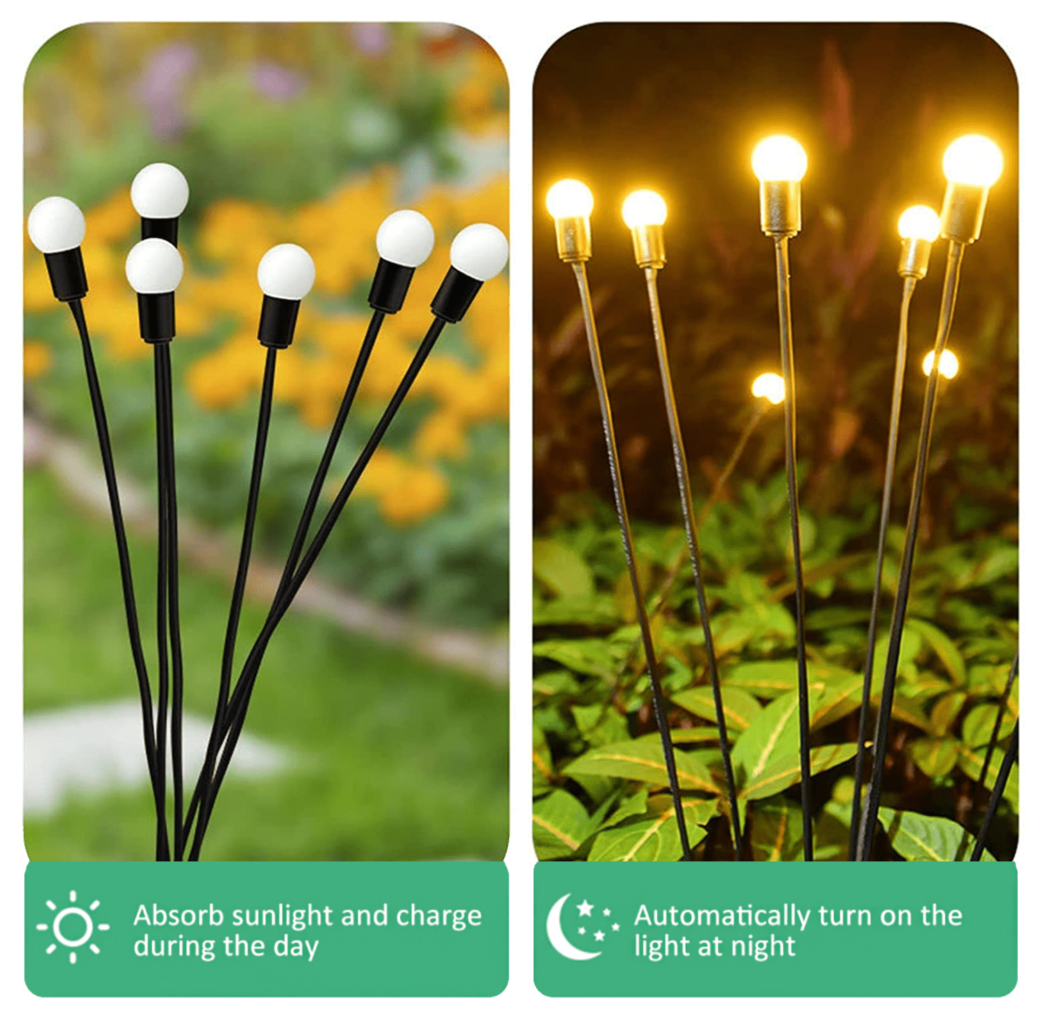 Solar Firefly Garden Lights