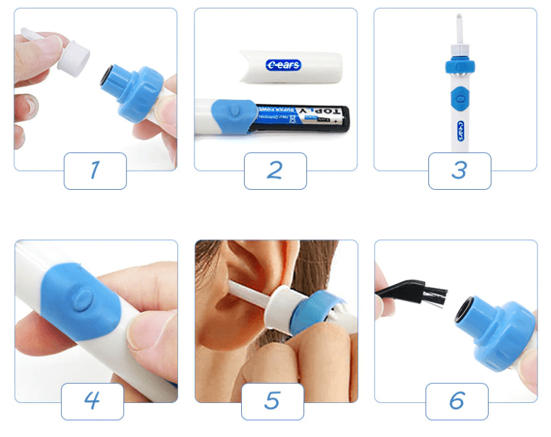 Electric ear wax remover