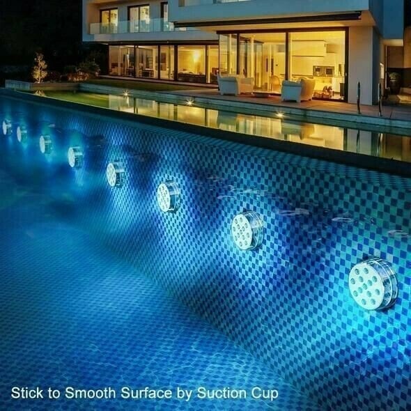 Submersible LED Pool Lights 10 Lamps