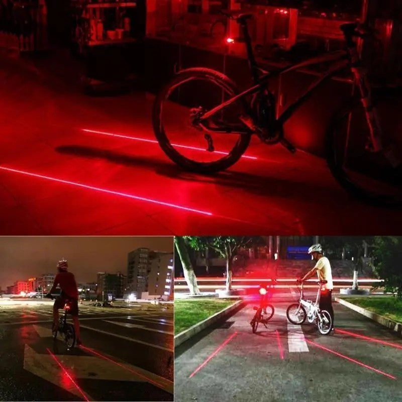 Led Bike Light Bicycle Laser Tail Light