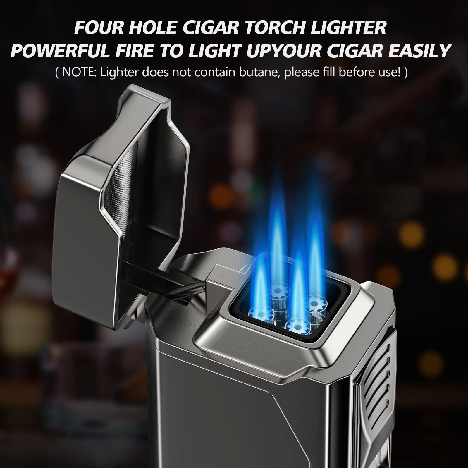 Cigar Lighter And Cutter Combo