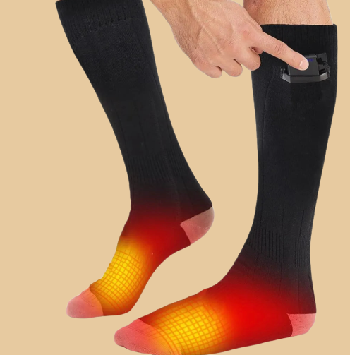 2 Pairs Of Unisex Heated Socks