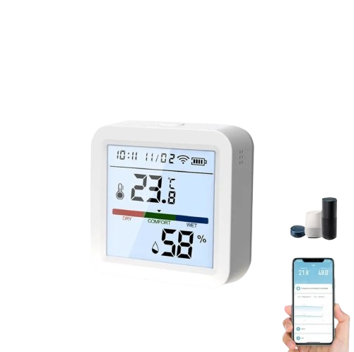 Wifi-Enabled Temperature And Humidity Sensor