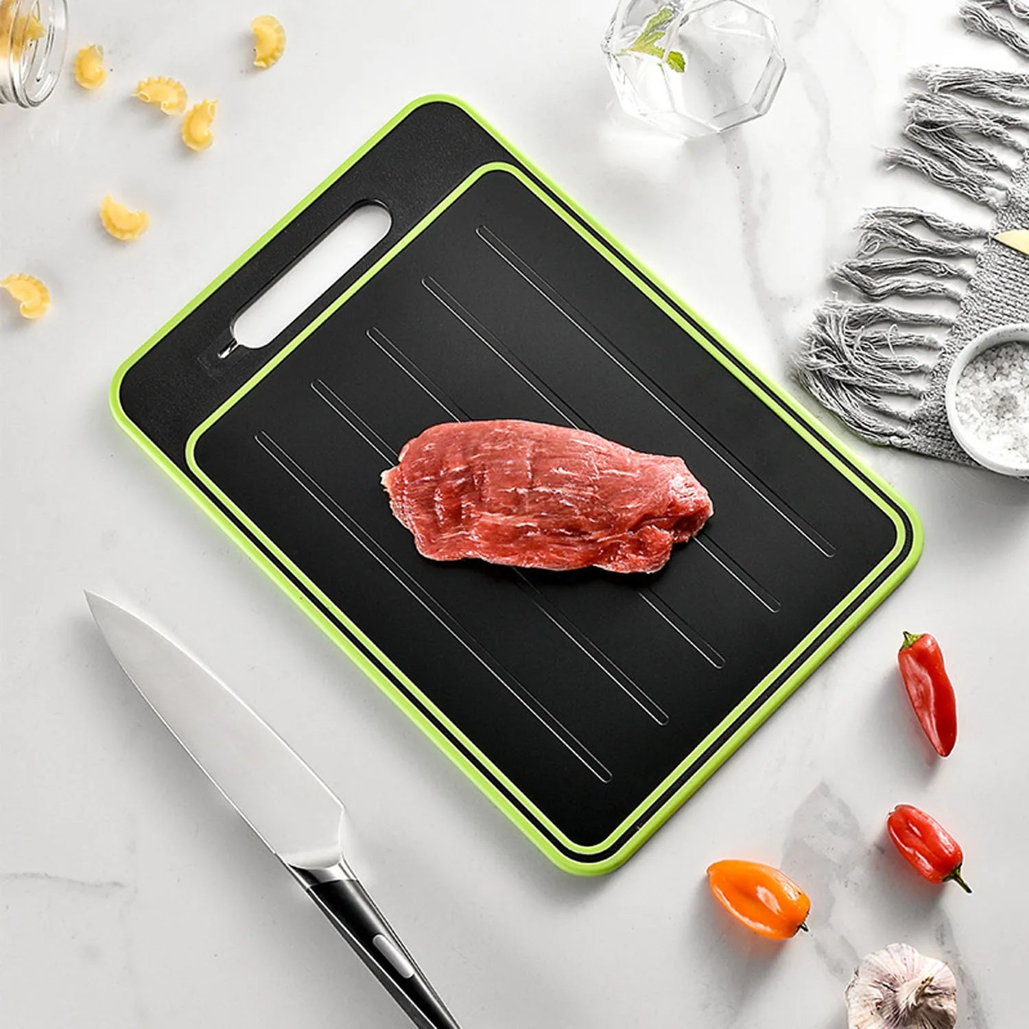 4-in-1 Cutting Board & Thaw Defrosting Tray
