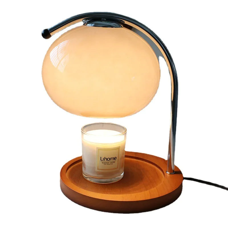 Retro Glass Candle Warmer Lamp