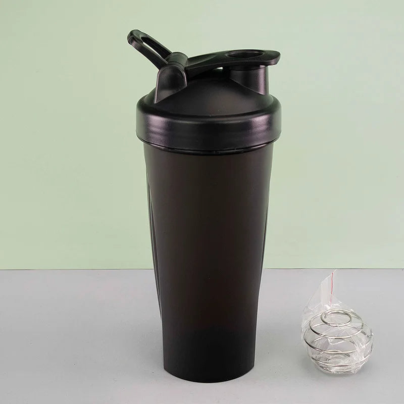 600ml Leak-Proof Protein Shaker Bottle with Mixing Ball