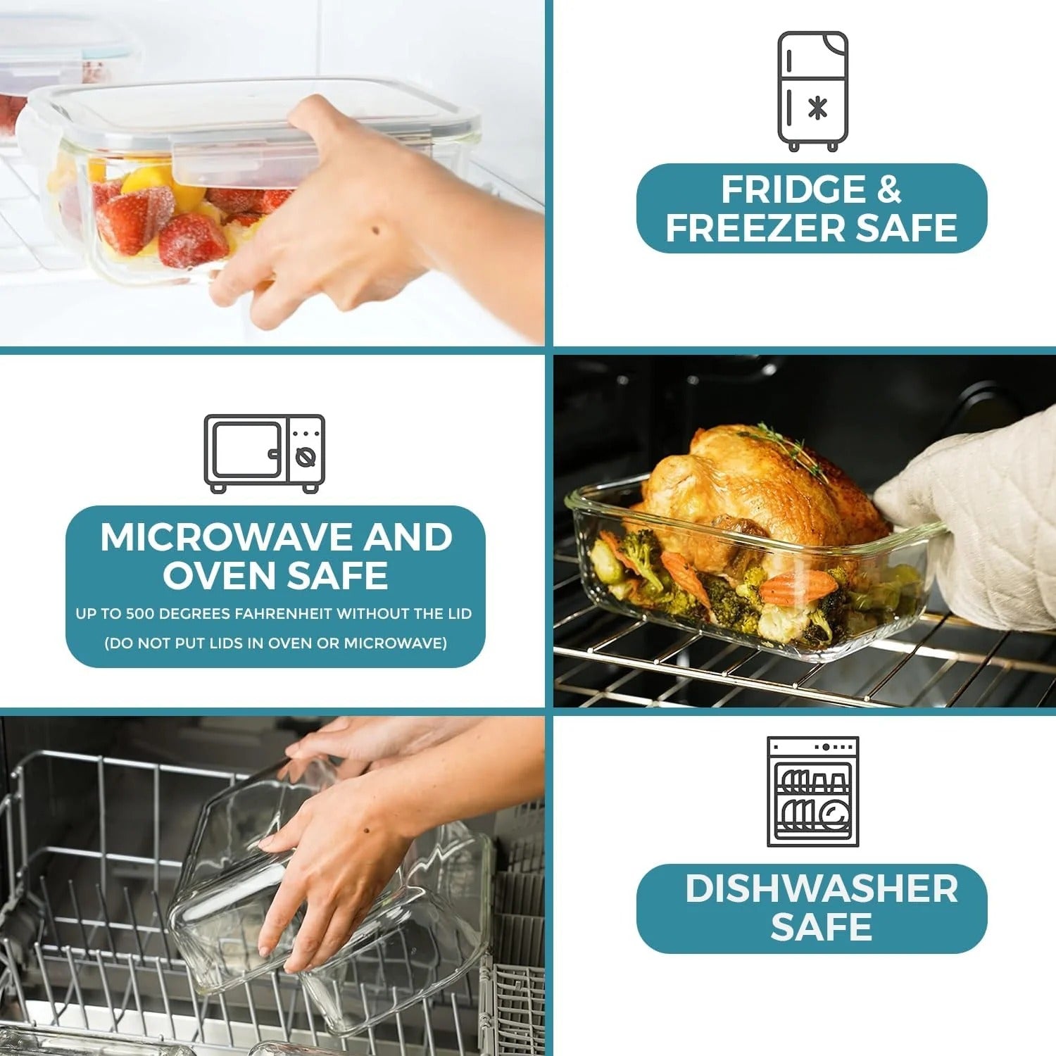 35-piece food storage container set