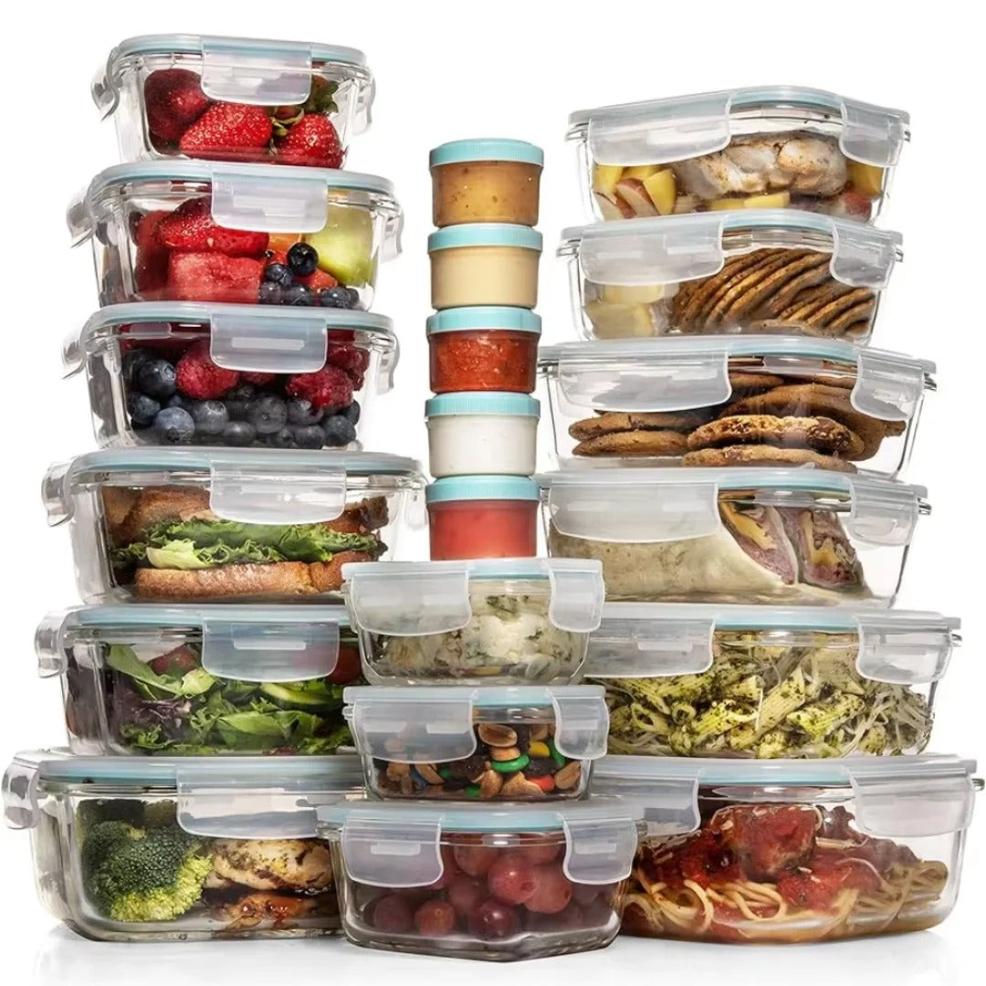 35-piece food storage container set