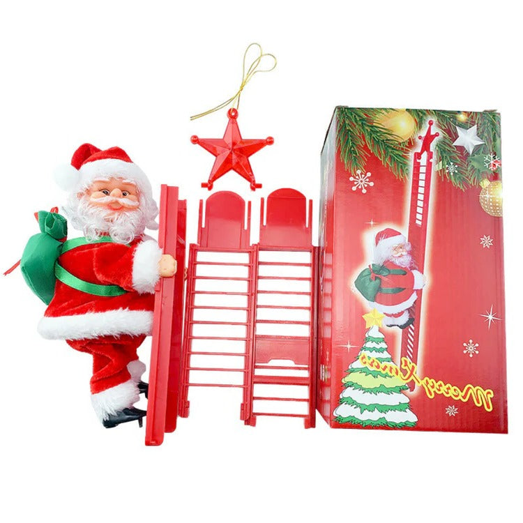 Climbing Santa Holiday Display Toy