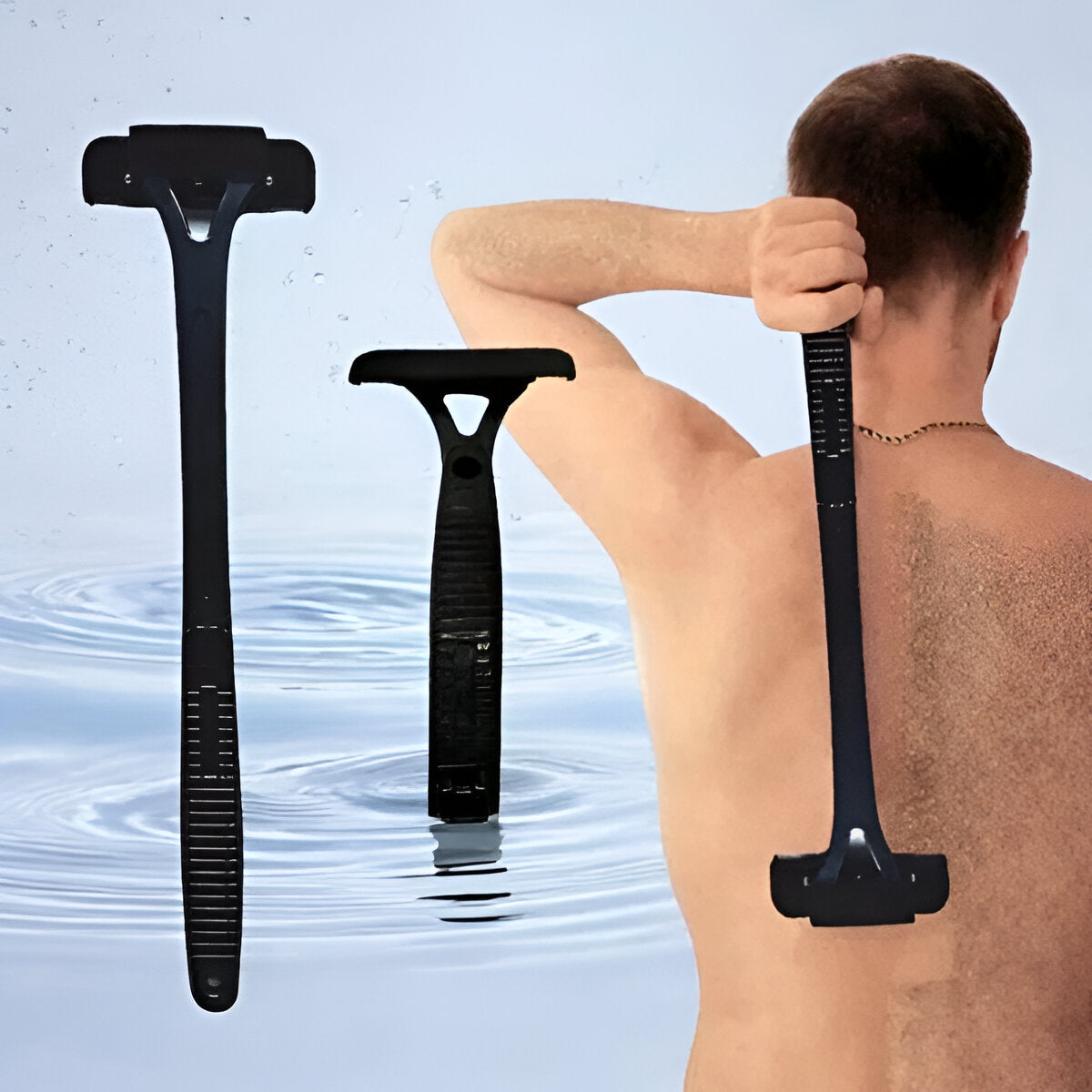 Extended-Reach Back Shaver for Men