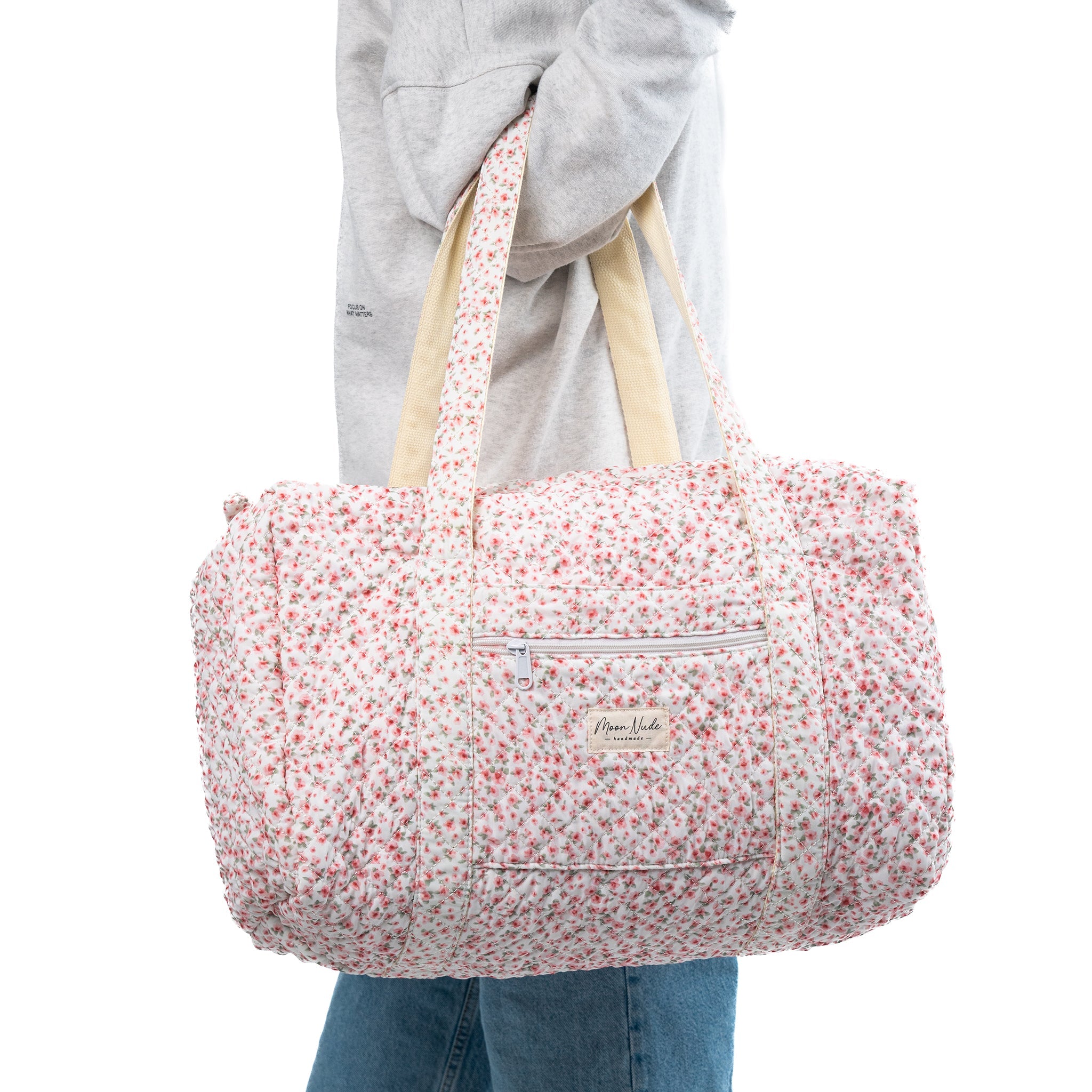 Peony Floral Travel Duffel