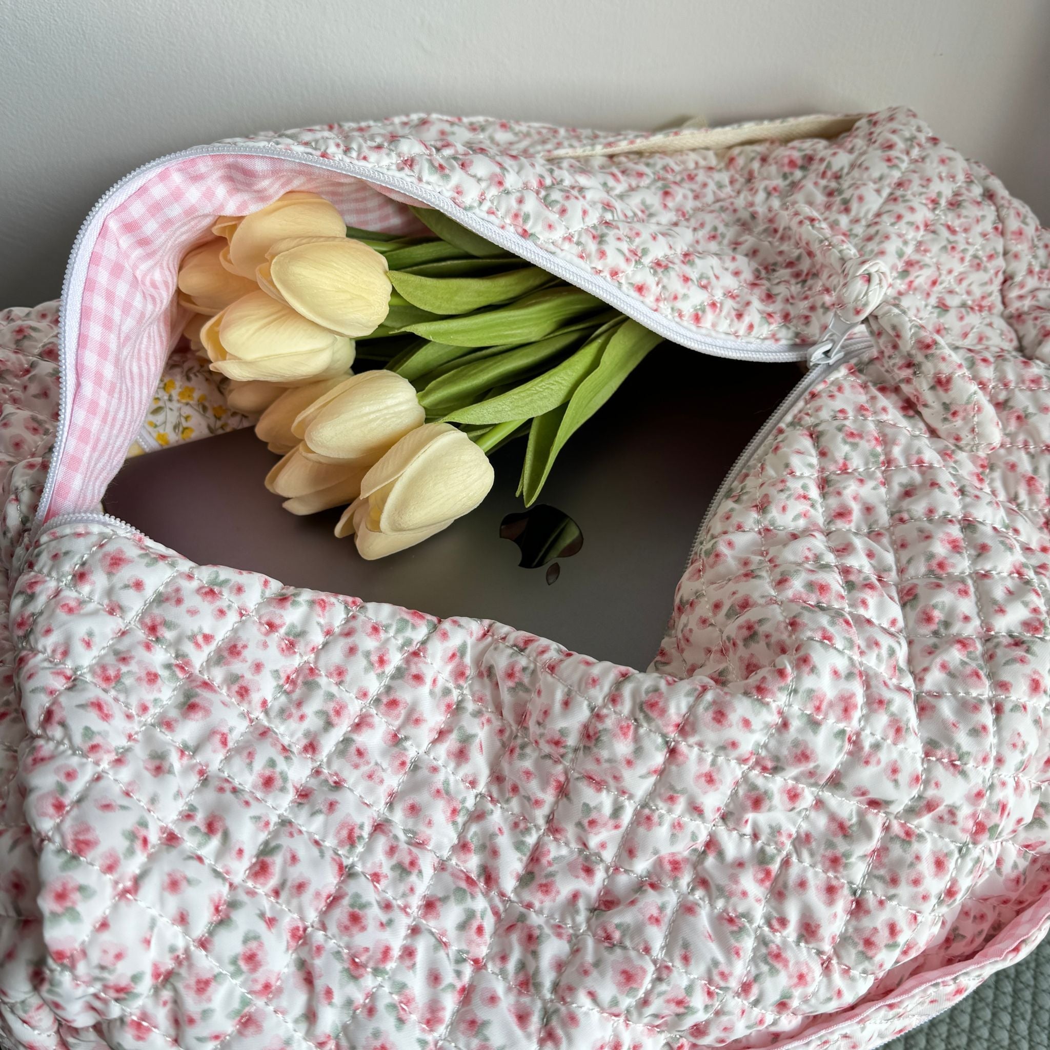 Peony Floral Travel Duffel